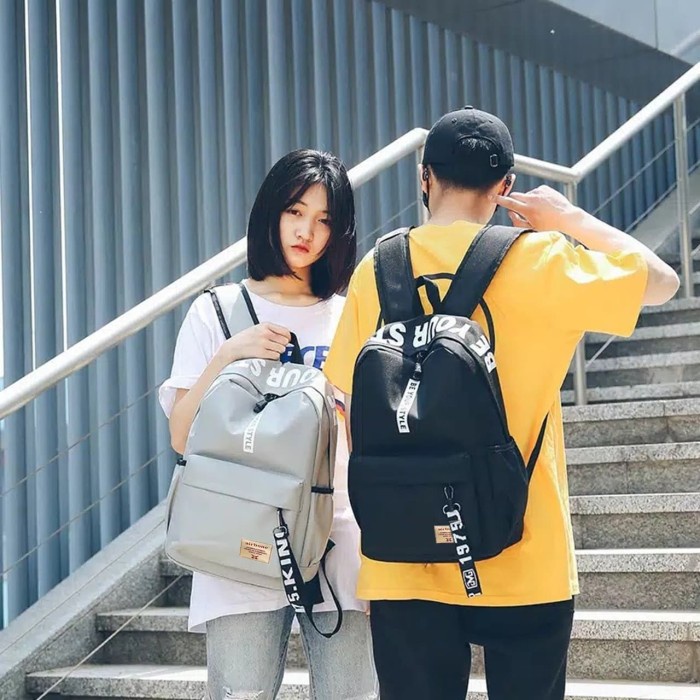 .Ba lô vải bố QE738 thời trang cho nam