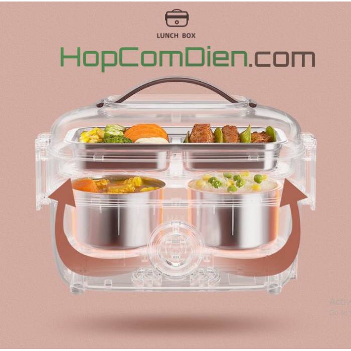 Hộp cơm điện yoice 2 tầng 4 ngăn Y-FH13A