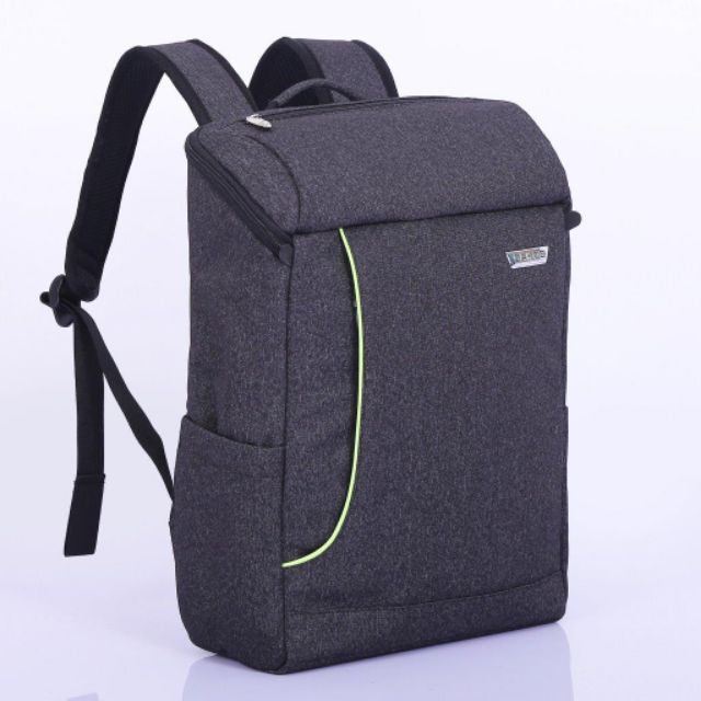 Balo Laptop Sakos Beta i14 - Grey/ Green
