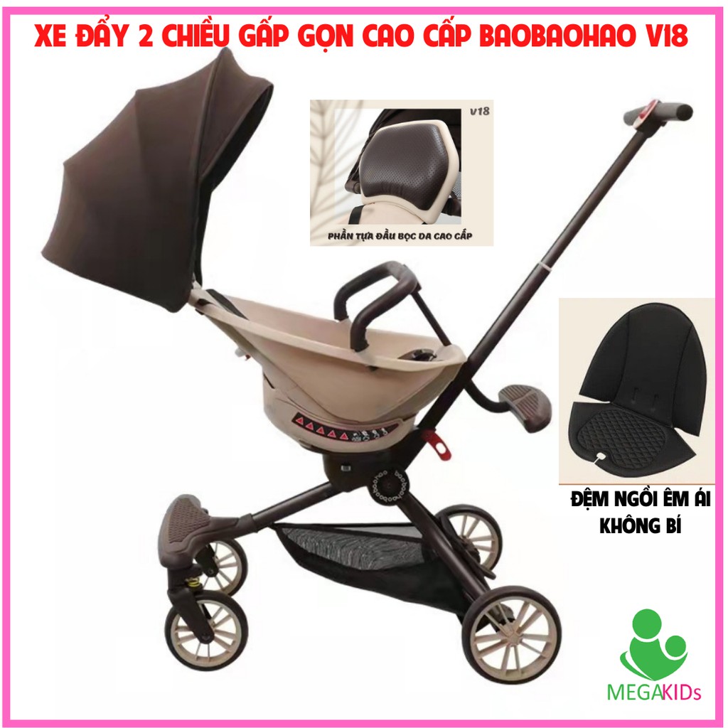 Xe đẩy 2 chiều dạo chơi gấp gọn Baobaohao V1, V3, V5, V5B, V8