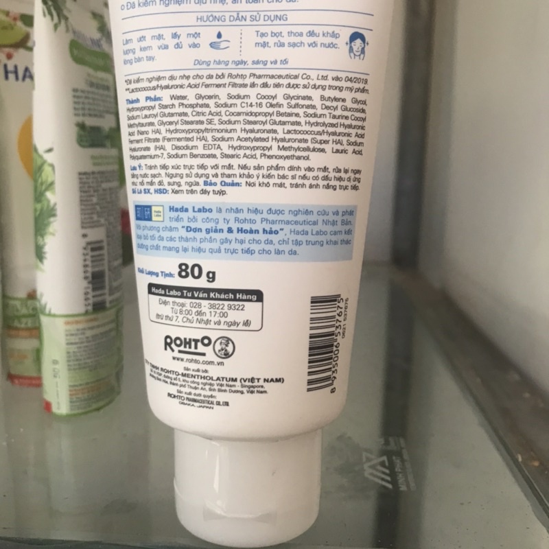 kem Rửa Mặt Dưỡng Ẩm Hada Labo Advanced Nourish 80g