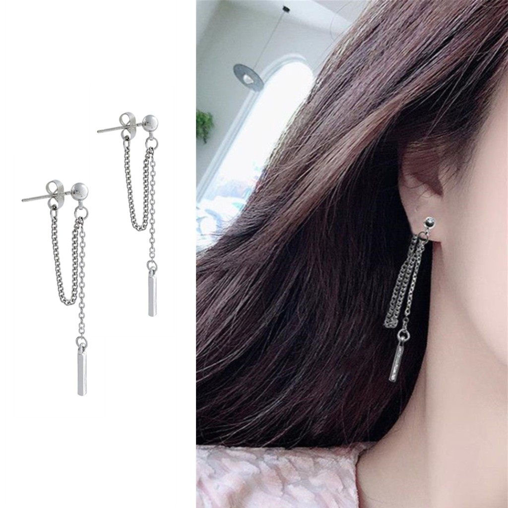 Khuyên Tai Dáng Dài Phong Cách Cá Tính Hàn Quốc A431