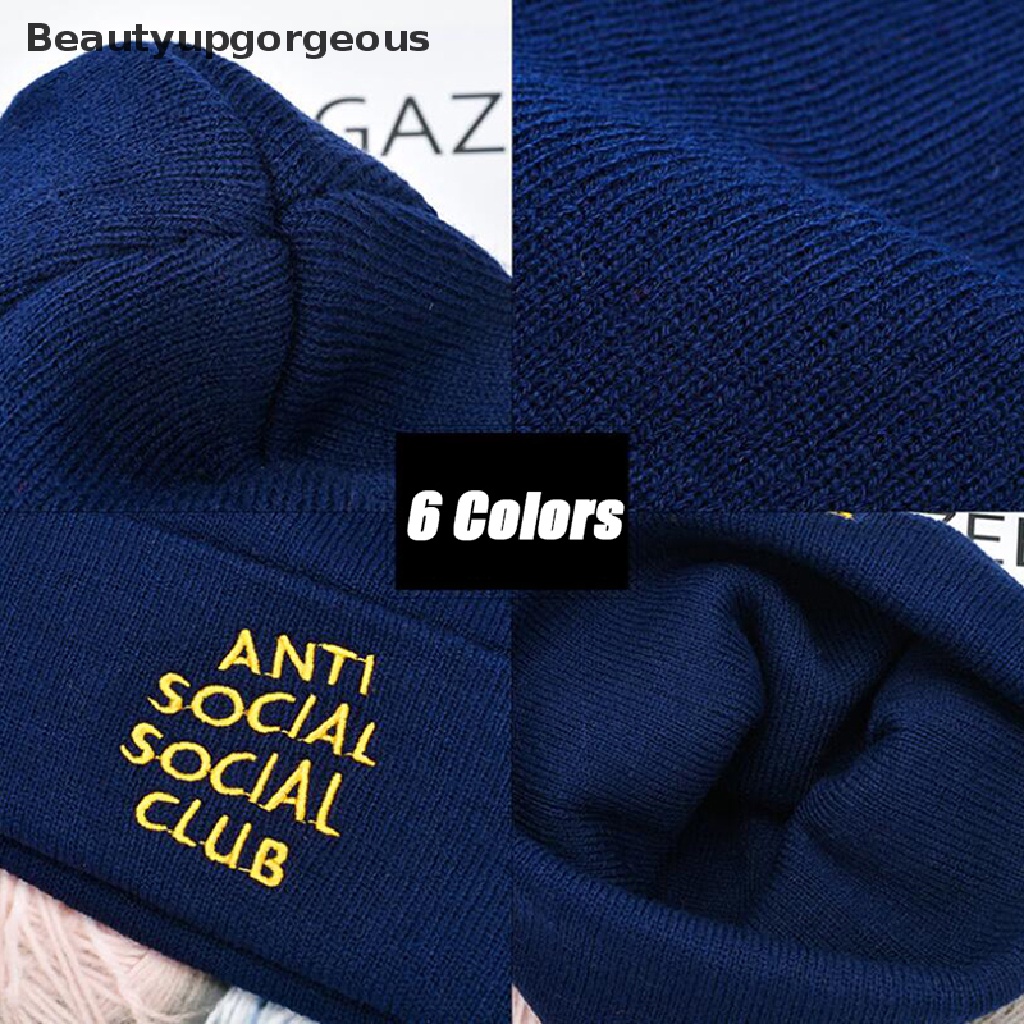 ANTI SOCIAL SOCIAL CLUB Beautyupgorgeous|Giày len dệt kim mềm mại chống xã hội ngoài trời cho người lớn