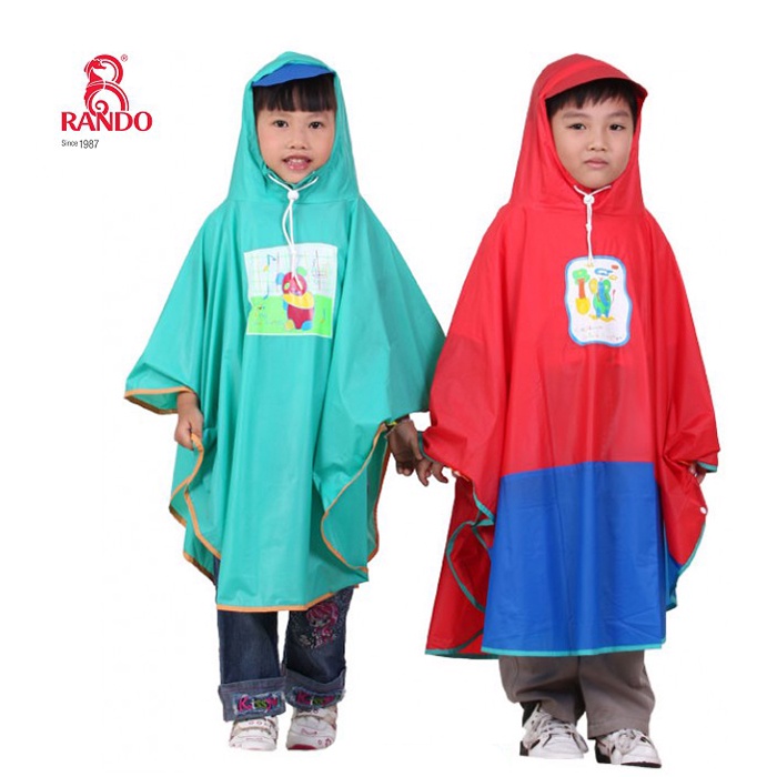 GIAO LIỀN-ÁO MƯA CHO TRẺ EM TỪ 3-12 TUỔI CÁNH BƯỚM RẠNG ĐÔNG