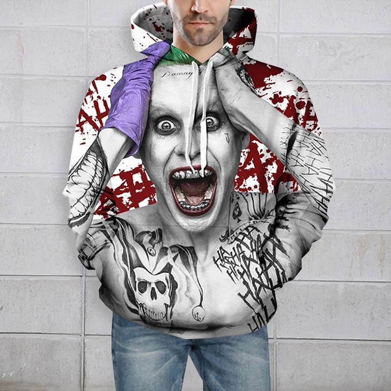 Áo khoác hoodie nam in hình Joker độc đáo cá tính | BigBuy360 - bigbuy360.vn