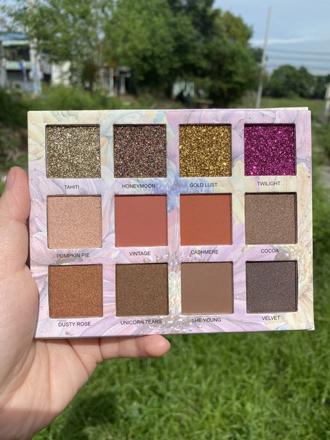 Phấn mắt Color 12 ô 01/ 02 ảnh thật shop tự chụp (Giao màu ngẫu nhiên) | BigBuy360 - bigbuy360.vn