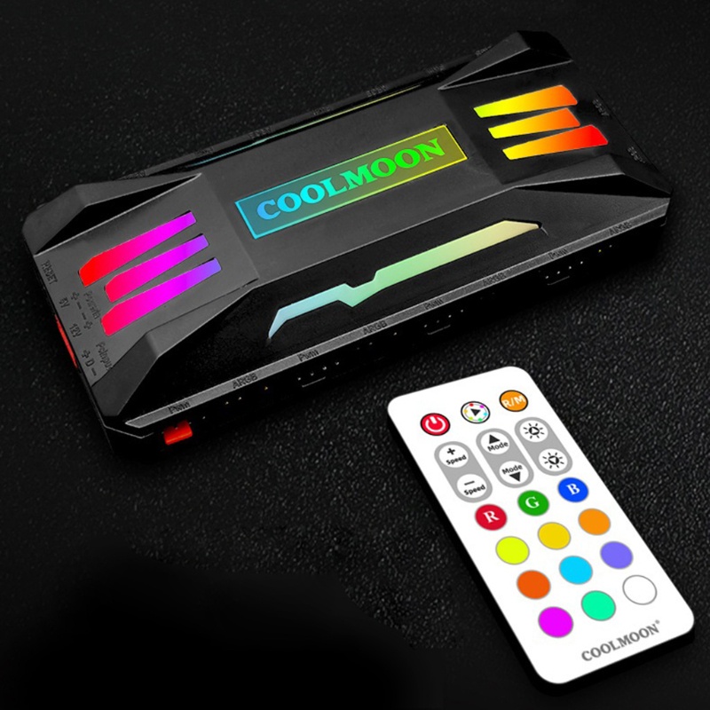 Bộ Điều Khiển Quạt Tản Nhiệt Không Dây Thông Minh 4Pin PWM 5V 3Pin ARGB