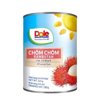 Chôm chôm đóng lon dole 565gr