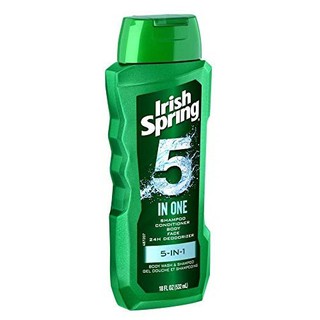 Sữa tắm gội toàn thân cho nam Irish Spring 5 in 1 532ml