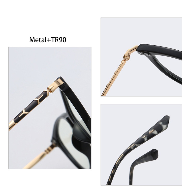 Mắt kính VEITHDIA 2332 chống ánh sáng xanh phong cách retro tùy chọn màu sắc