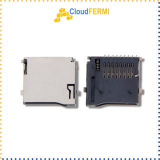 [Combo 3 cái] Khe cắm thẻ nhớ MicroSD TF card 9P kiểu đẩy (hàn PCB)