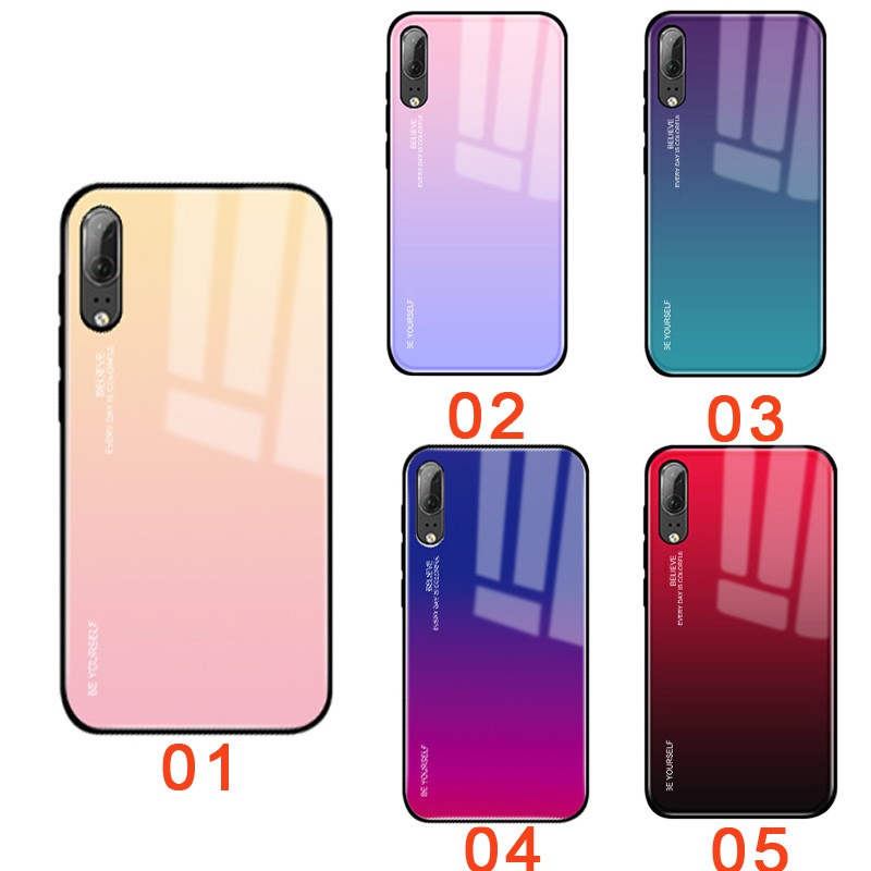 Ốp lưng kính cường lực cho Huawei P20 Pro Lite Nova 3i Mate 20 lite Nova 2i