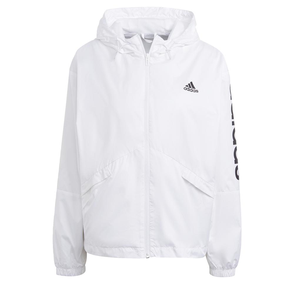 Áo Gió adidas Nữ Essentials Oversize Logo Windbreaker Màu trắng GL0647