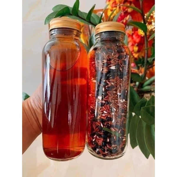 Trà gạo lứt huyết rồng đậu đen 1 kg rang củi