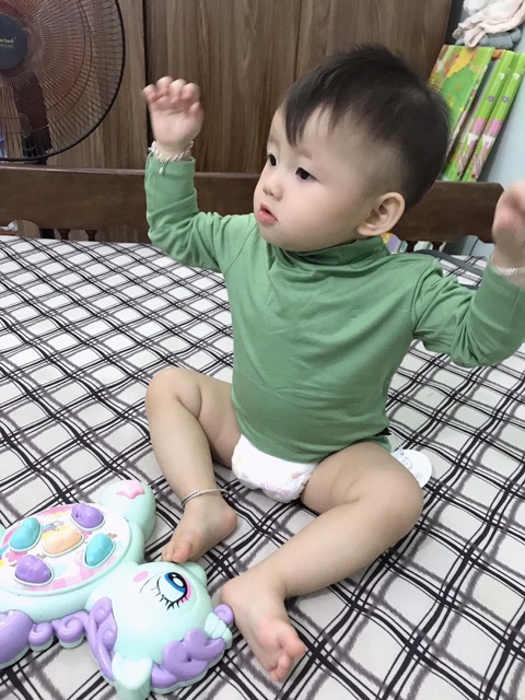 Áo thun lạnh cổ 3 phân giữ nhiệt cho bé trai, bé gái hàng loại 1