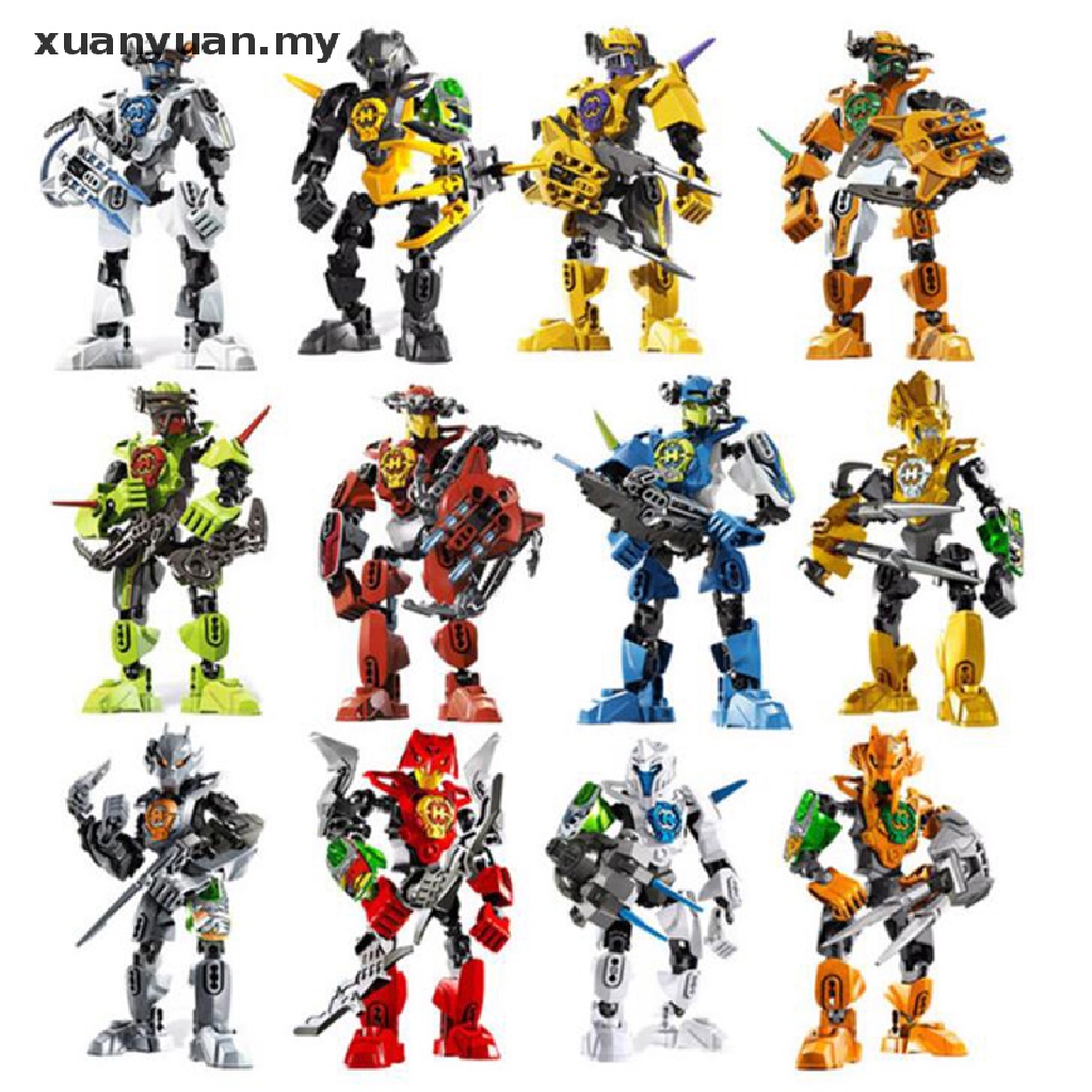 Xuan Star soldier bionicle hero robot Lego Xếp Hình Đồ Chơi