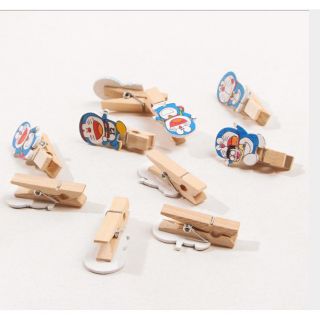 BỘ 10 KẸP GỖ MON CỰC CUTE