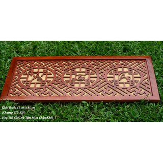 Tấm chắn ám khói bàn thờ 41cm x 81cm [Mẫu Chữ Phúc Lộc Thọ] Việt