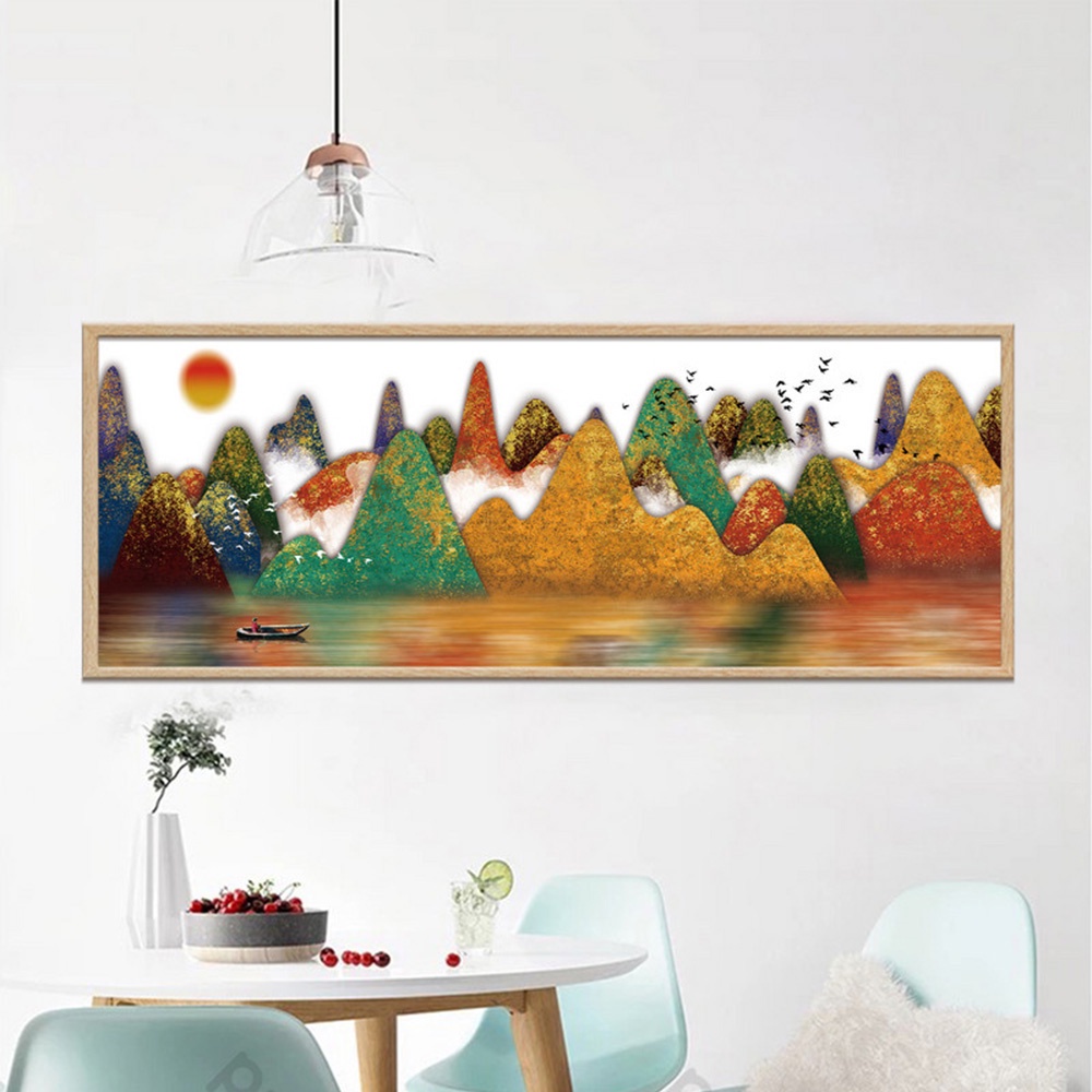 In hình ép gỗ Laminate TRANH TRUNG QUỐC - Mẫu 5 (1 Ngang 20x60, 30x90). In ảnh theo yêu cầu