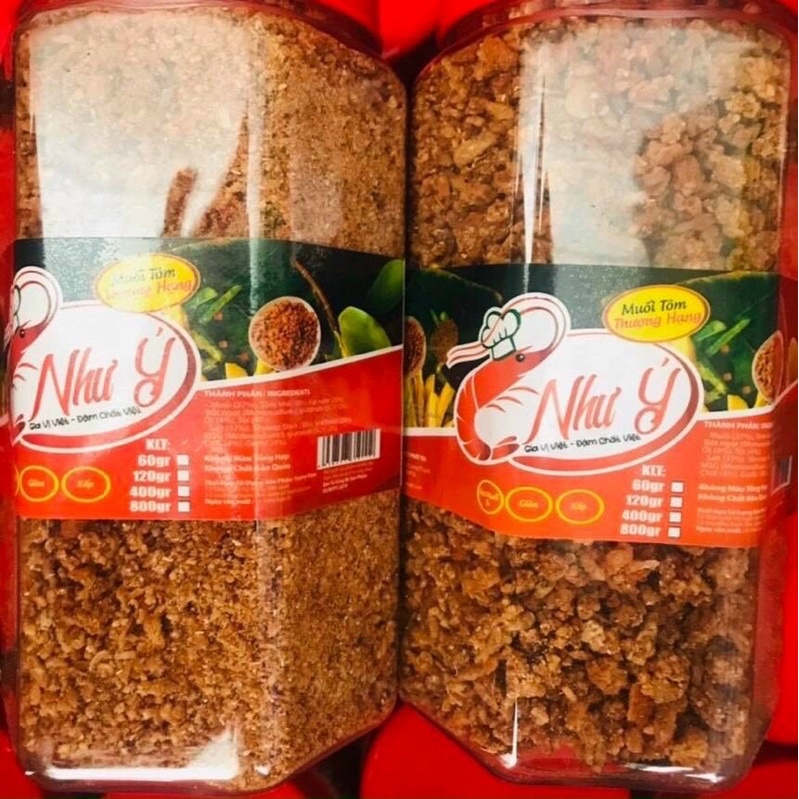 Muối Như Ý nguyên con tôm đặc sản Tây Ninh hũ 400g