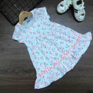 Đầm thun cotton cho bé gái