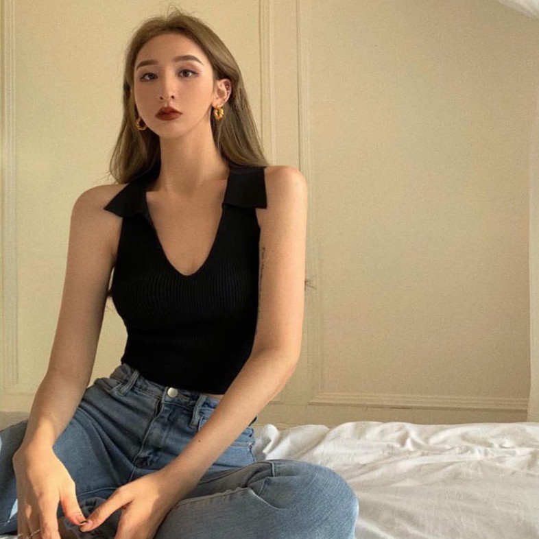 ÁO SÁT NÁCH CROPTOP CHẤT TĂM [HÀNG LOẠI 1]