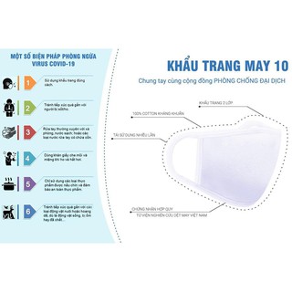 KHẨU TRANG DỆT KIM ĐÔNG XUÂN VINATEX  ch712