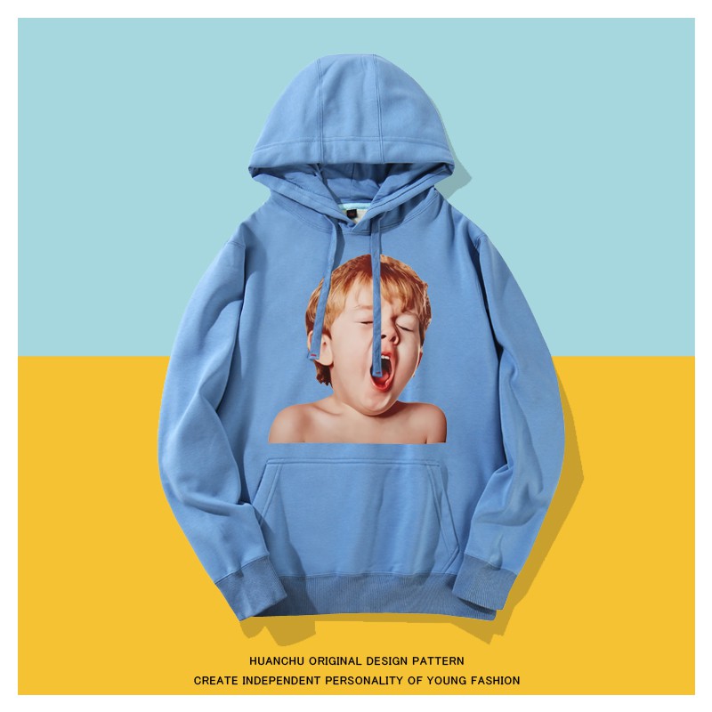 Áo hoodie goyangi yawn oversize phong cách hàn quốc