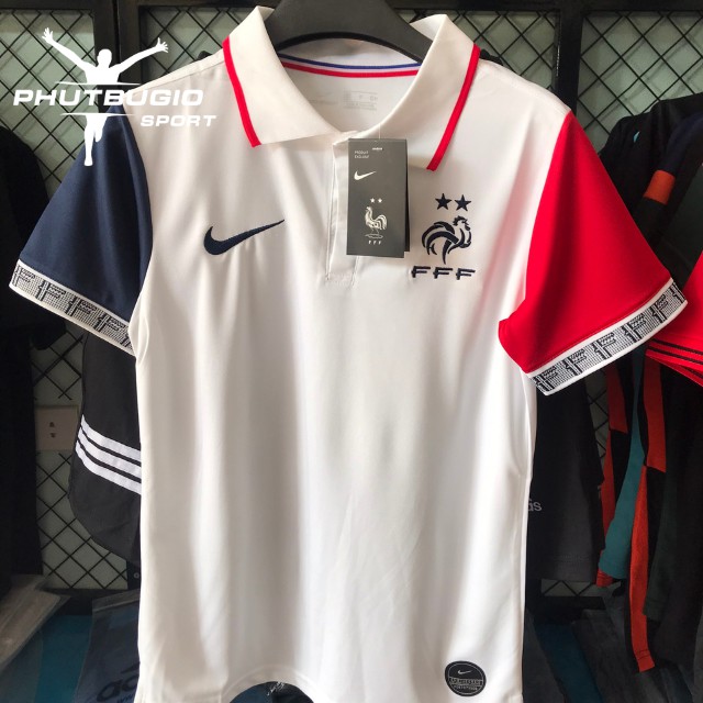 Áo Thun Nam Cao Cấp Thể Thao Đội Tuyển Pháp / Áo Polo Nam Cao Cấp - Phút Bù Giờ Sports | BigBuy360 - bigbuy360.vn