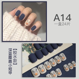 Set 24 móng giả nghệ thuật kèm keo