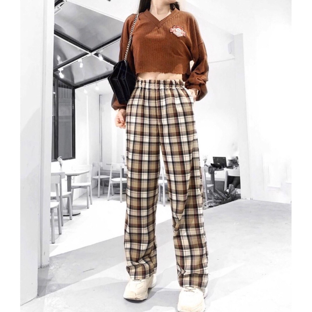 (Có video) Quần collus caro