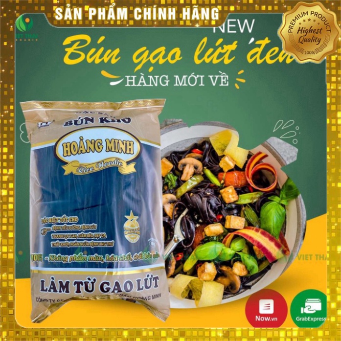 Bún Gạo Lứt Hoàng Minh Đen Giảm Cân Ăn Kiêng *FREESHIP* Bún Gạo Hoàng Minh Eatclean Thực Dưỡng Tốt Cho Sức Khỏe