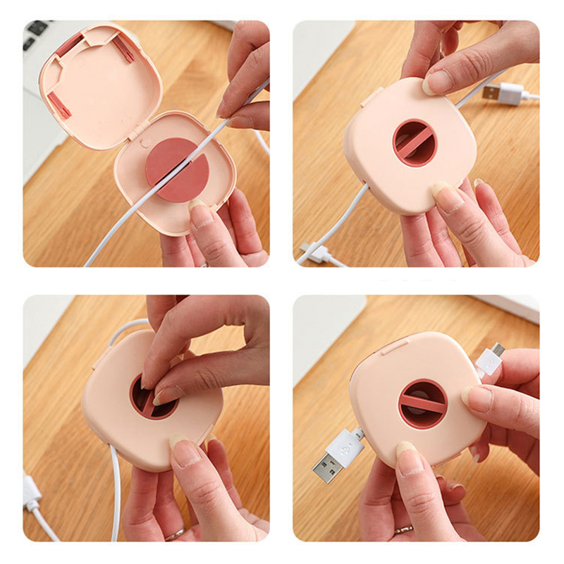 Hộp Đựng Dây Cáp/Tai Nghe Nhỏ Gọn Tiện Dụng
