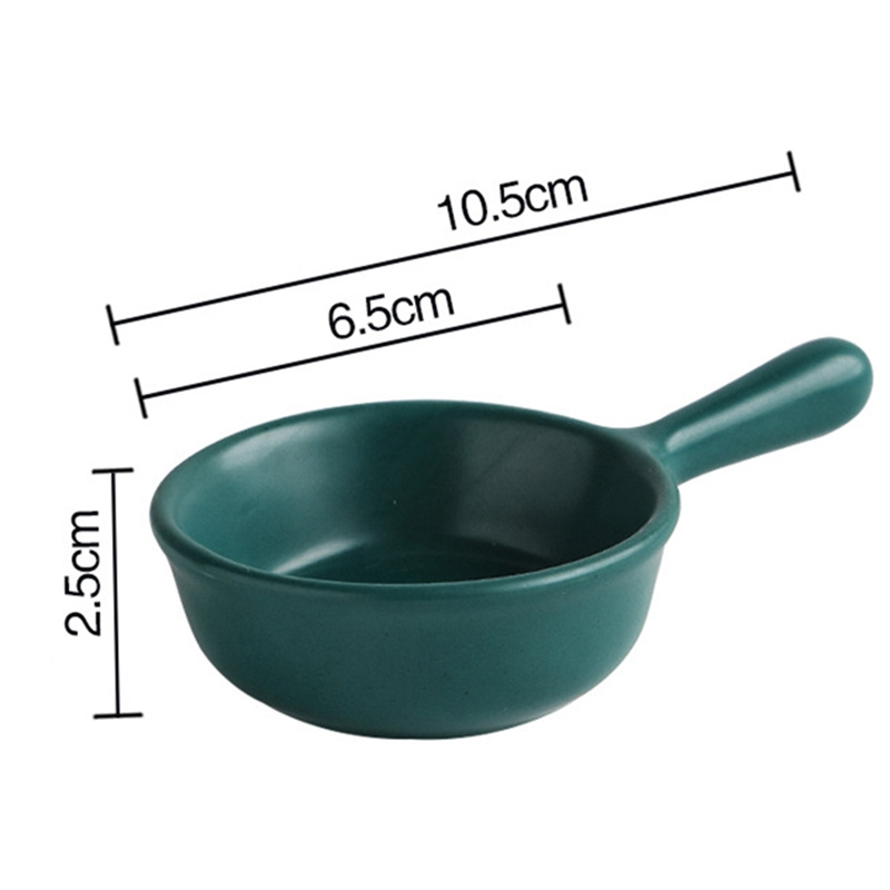 Đĩa Sứ Mini Có Tay Cầm Phong Cách Nhật Bản | BigBuy360 - bigbuy360.vn