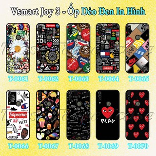 Ốp lưng Vsmart Joy 3 dẻo đen in hình nhiều mẫu