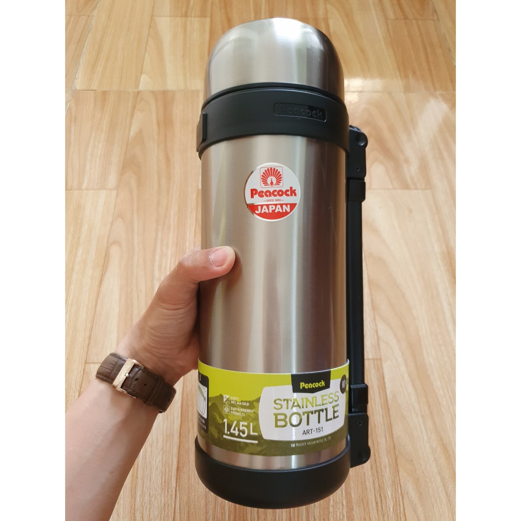 Bình Giữ Nhiệt Nhật 1.45 lít - PEACOCK ART 151