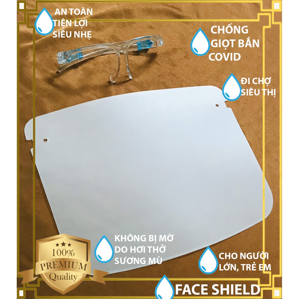 [Loại Tốt] Set 3 Kính chống giọt bắn, kính chống dịch, tấm che y tế loại tốt, siêu tiện lợi | BigBuy360 - bigbuy360.vn
