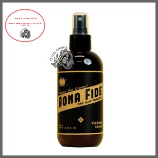 Pre styling ver mới - xịt tạo phồng tóc - bona fide texture spray - 250ml - hot nhất năm