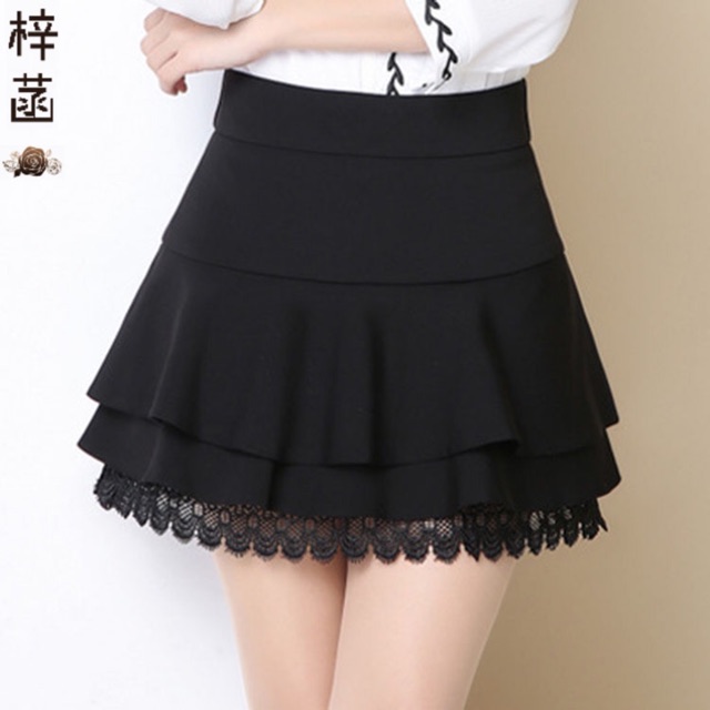 Tuyệt chân váy ngắn ren kèm quần bên trong cực xinh loại 1 | BigBuy360 - bigbuy360.vn