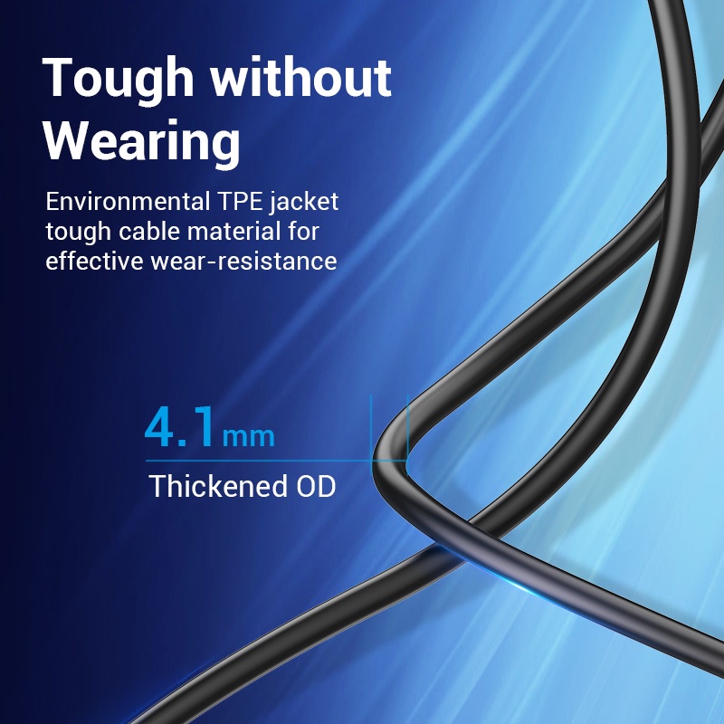 Dây cáp VENTION USB C tốc độ cao 480Mbps tiện lợi dành cho laptop nối máy in