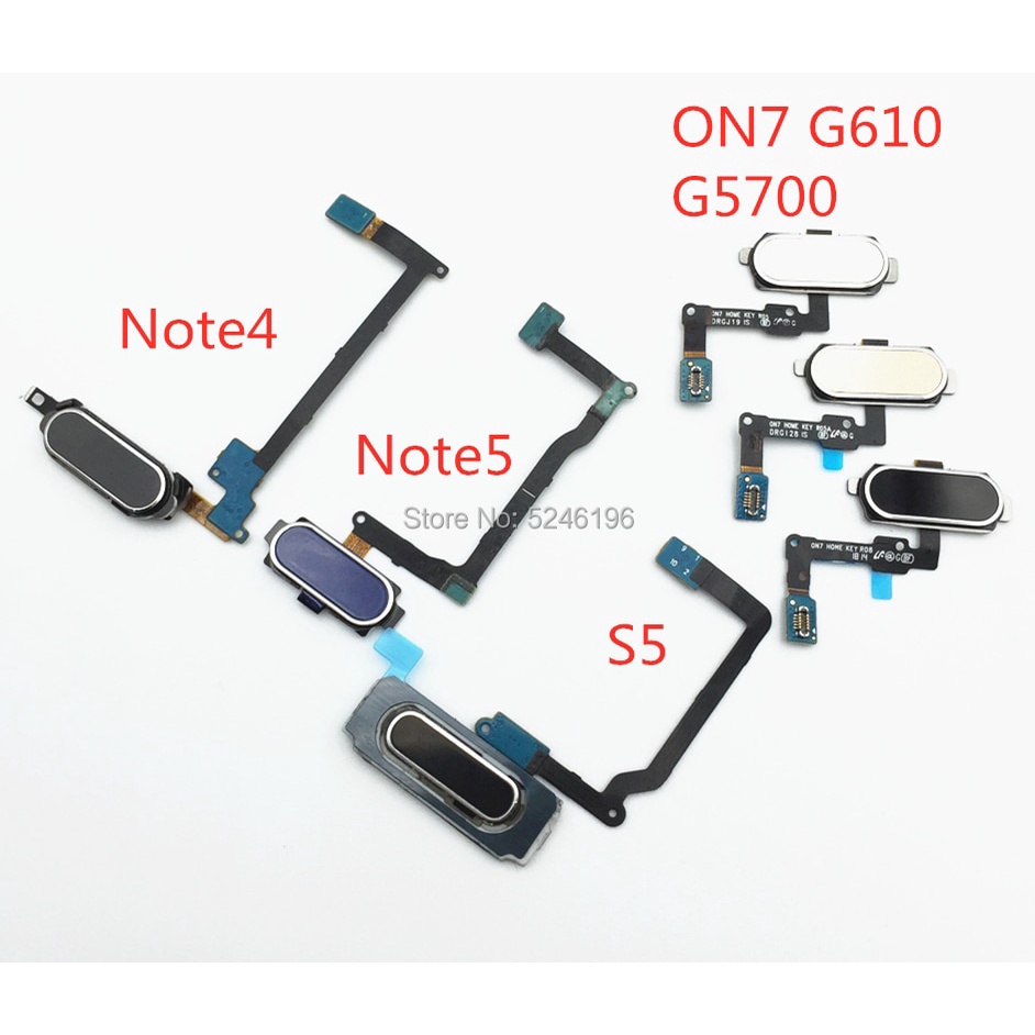 1 Dây Cáp Cảm Biến Vân Tay Cho Samsung Galaxy Note 4 Note 5 S5 ON7 G610 G5700