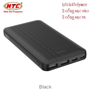 Pin sạc dự phòng Hoco J48 Nimble 10000mAh lõi Li-Polymer 2 cổng sạc Input/Output - Hàng chính hãng