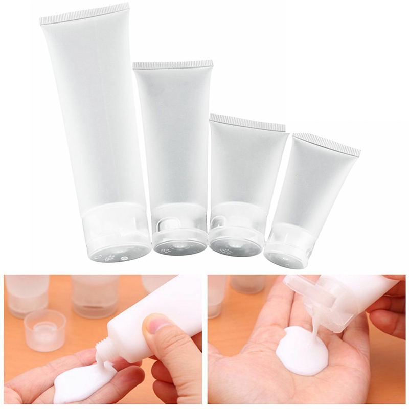 Chai rỗng trong suốt đựng mỹ phẩm tiện dụng khi đi du lịch tùy chọn dung tích