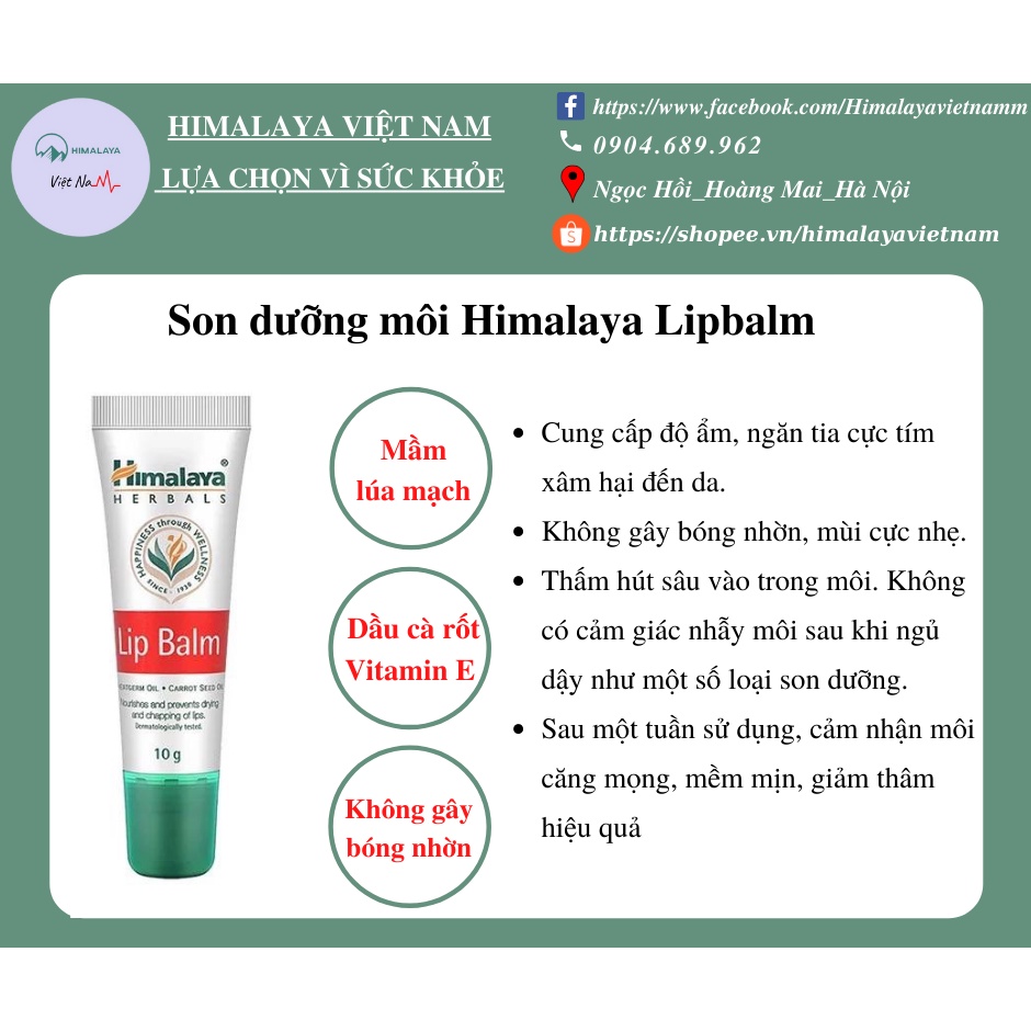 Son dưỡng môi Himalaya Lipbalm