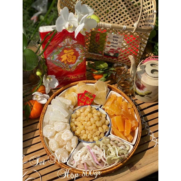 Hộp mứt Tết truyền thống 800g
