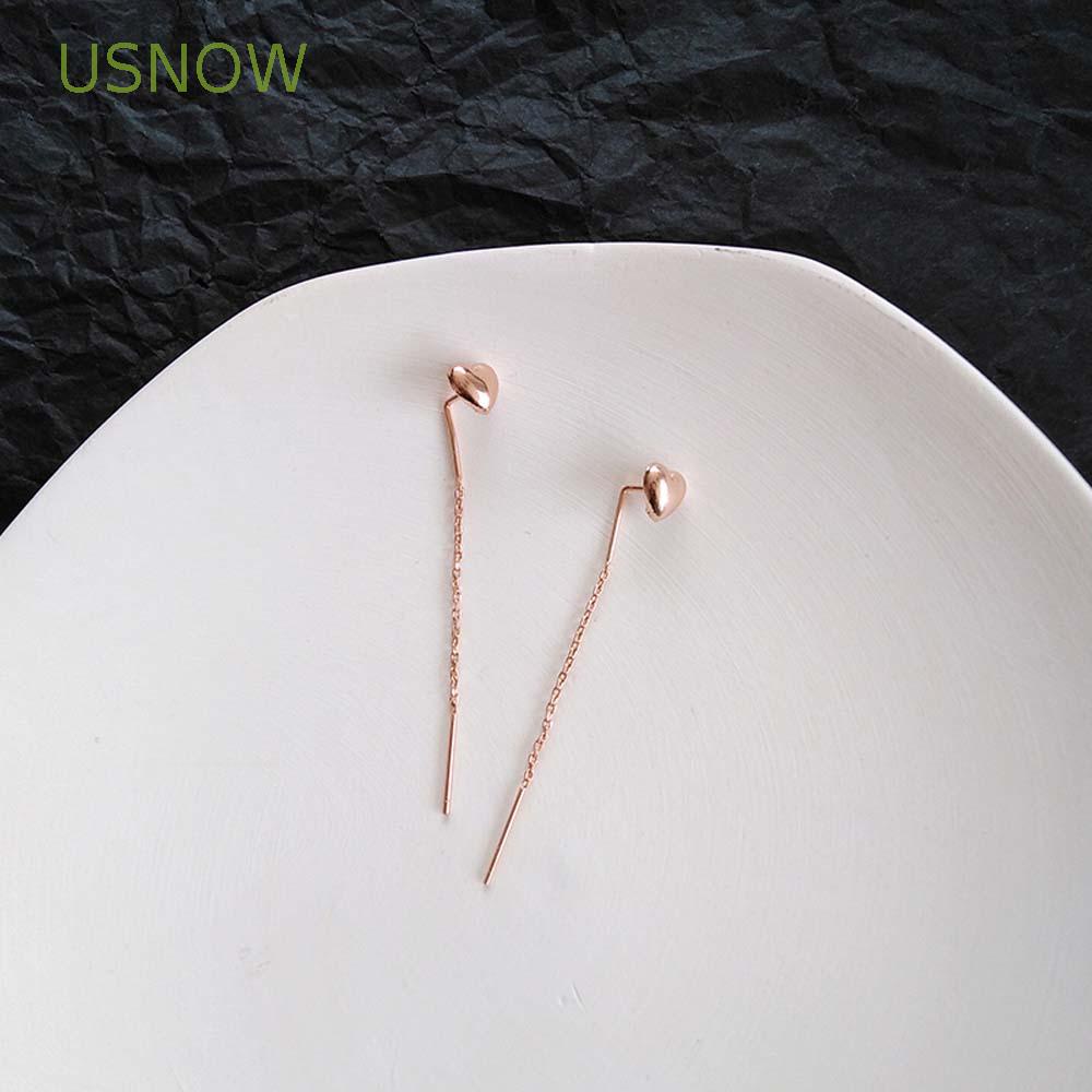 Khuyên Tai Tua Rua Thanh Lịch Cho Nữ|Khuyên Tai Hình Trái Tim Phối Tua Rua Kiểu Hàn Quốc