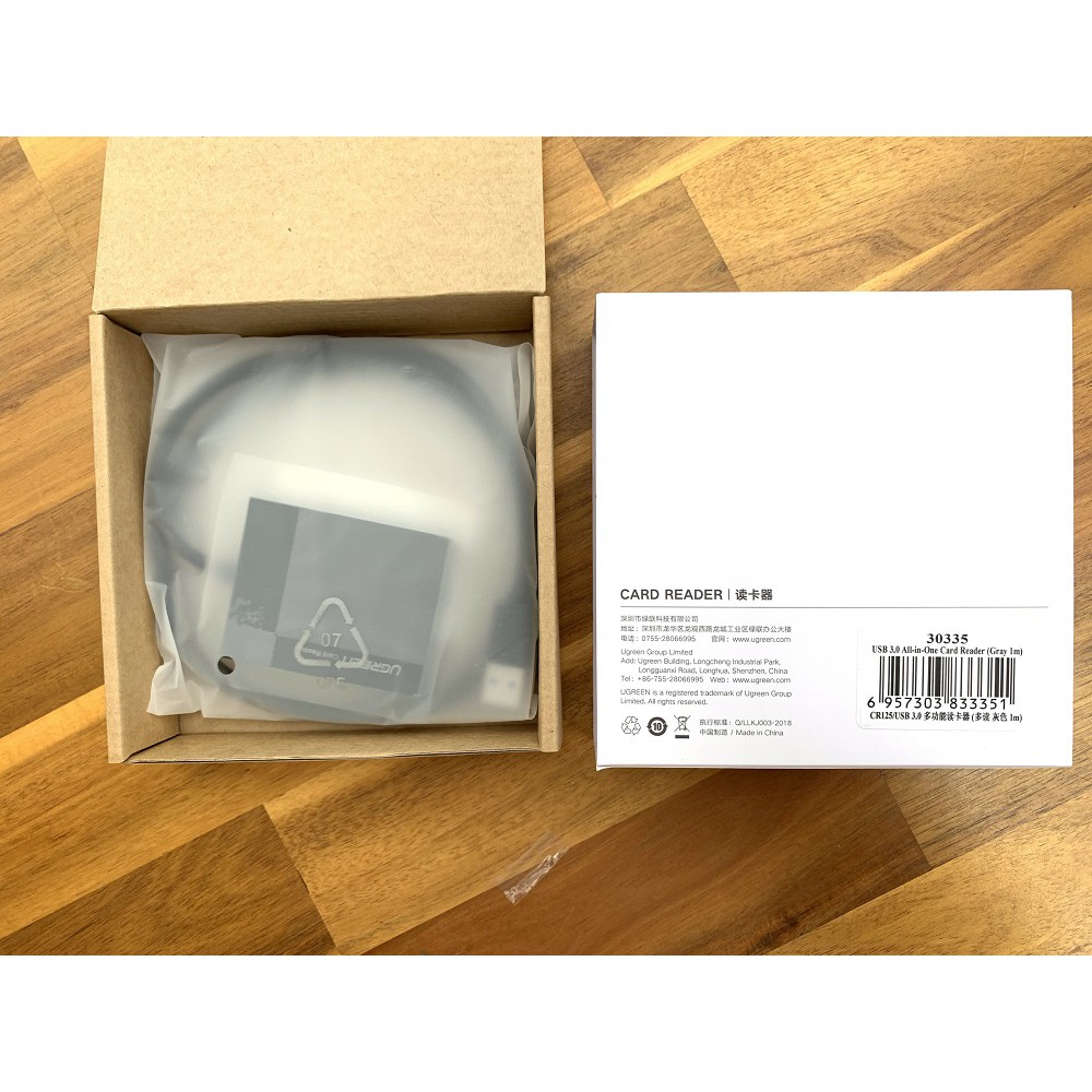 USB 3.0 to card Reader CF, SD, TF, MS UGREEN 30335