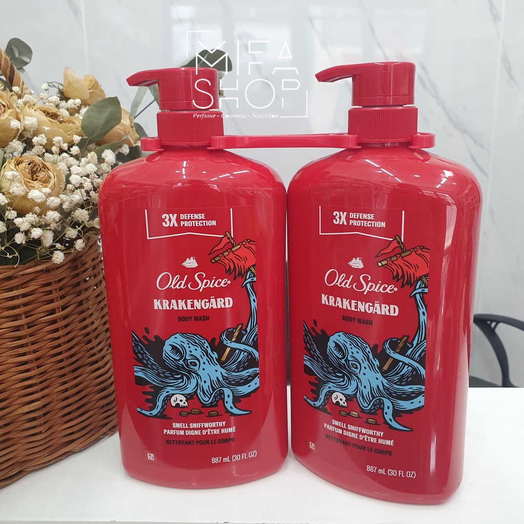 Sữa Tắm Nam Old Spice Krakengard Body Wash 887ml