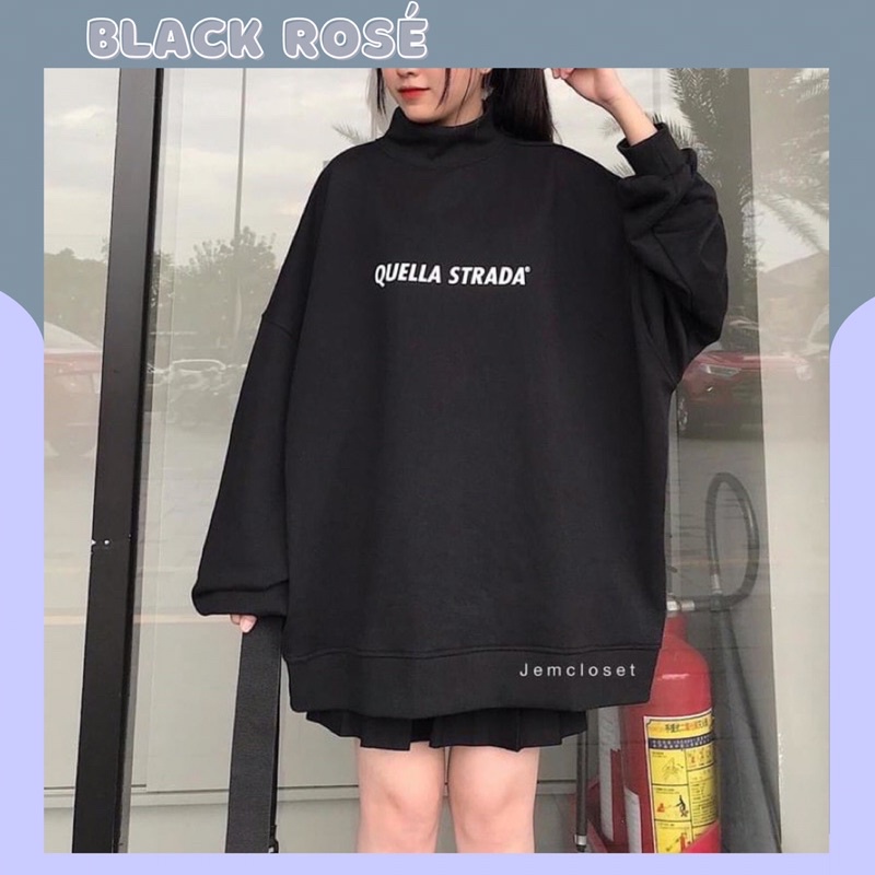 Áo Sweater Thu Đông nữ Nam Chất Nỉ Da Cá Dài Tay Unisex