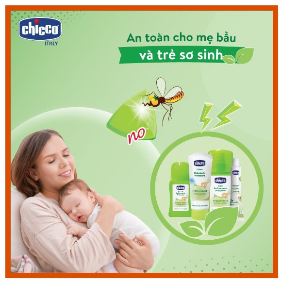 Kem chống muỗi+ dưỡng da Chicco cho bé (CHUẨN NỘI ĐỊA Ý)